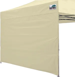 Eurmax USA Instant Canopy SunWall Tent Sidewalls for 10x10 Pop Up Canopy Tent,1 Pack Sidewall Only(Beige)