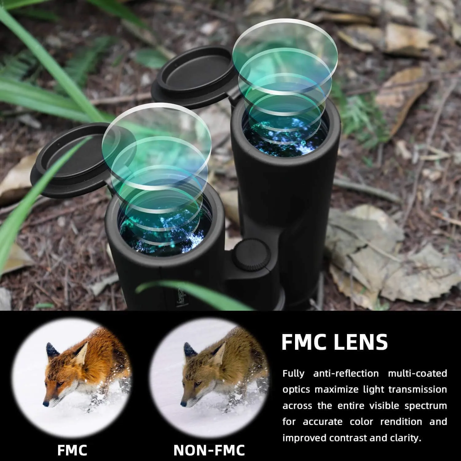 Eyeskey Dreamer Bird Watching Binoculars for Adults Compact | Waterproof Fog Proof Binoculars for Outdoor Games Hunting | Clear Low-Light Vision | Wide Field of View | Professional Sports Optics