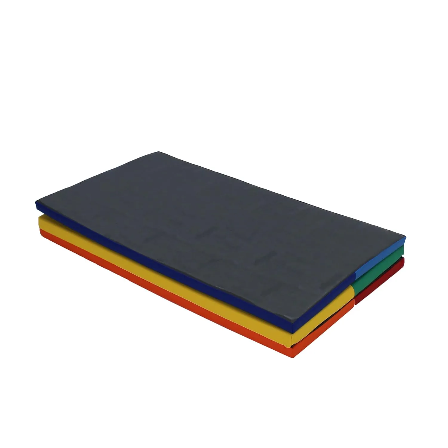 FDP SoftScape Space Saver Foldable Children's Play Mat - Soft, Sturdy 1.5 inch Thick Foam, 3-Fold Floor Mat; Indoor Active Play, Tummy Time, Stretching for Kids - Multicolor, 13231-110