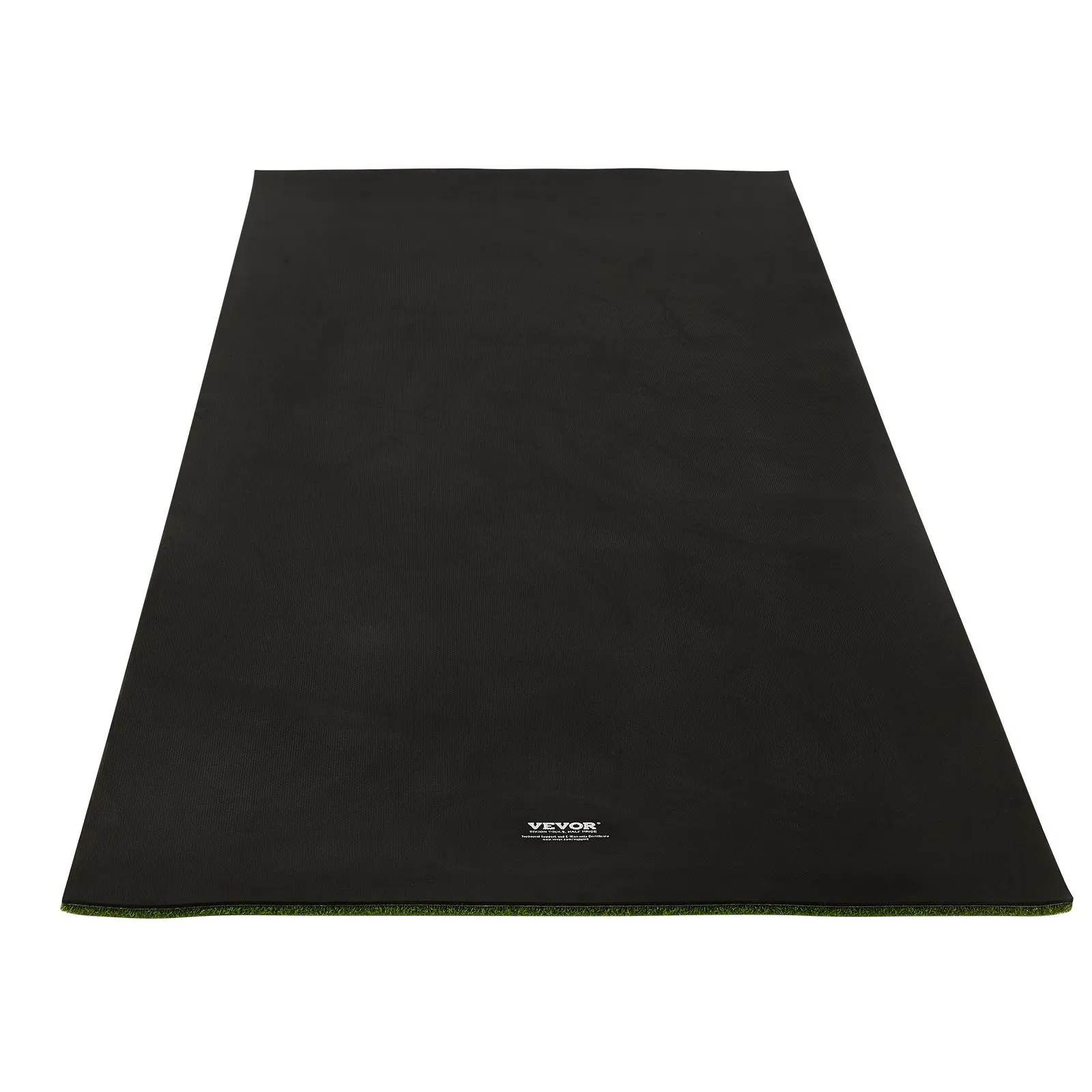 (FINAL PRICES ARE LOWER ON OUR SITE!) VEVOR Baseball Softball Hitting Batting Mat, 10' x 3.8' Indoor/Outdoor Softball Mat, Lined & Foam Backing Anti-Slip Anti-Fade Softball Training Aid, Portable Practice Mat with Tightening Rope, Green