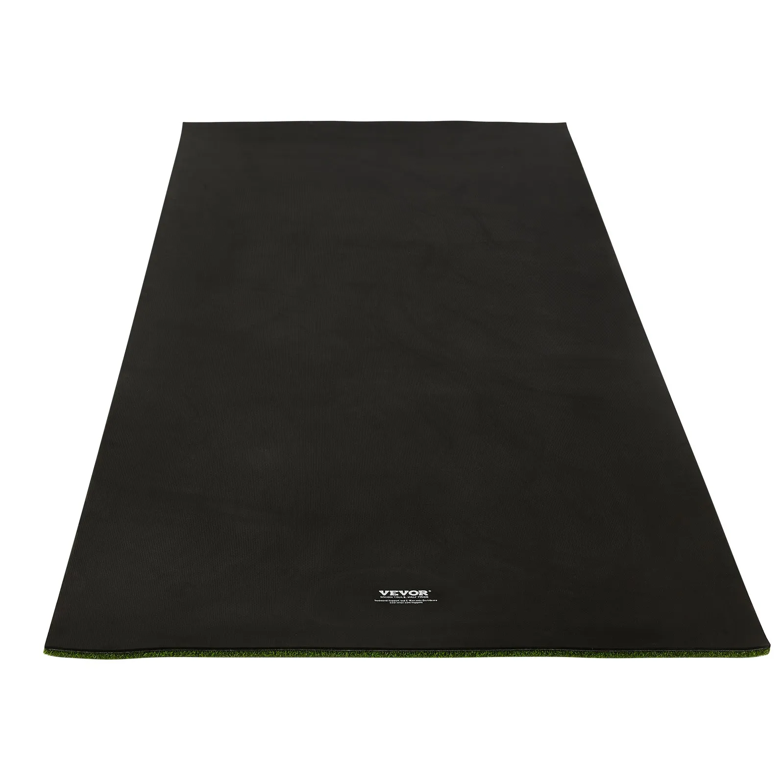 (FINAL PRICES ARE LOWER ON OUR SITE!) VEVOR Baseball Softball Hitting Batting Mat, 10' x 3.8' Indoor/Outdoor Softball Mat, Lined & Foam Backing Anti-Slip Anti-Fade Softball Training Aid, Portable Practice Mat with Tightening Rope, Green