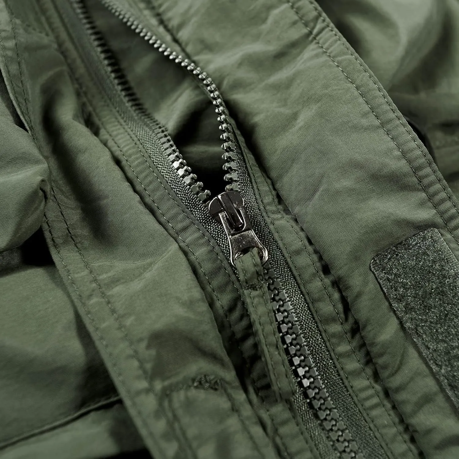 Finelylove Men's Tactical Jacket Military Waterproof Rain Jacket Breathable Hooded Windbreaker Raincoat Multi Pockets