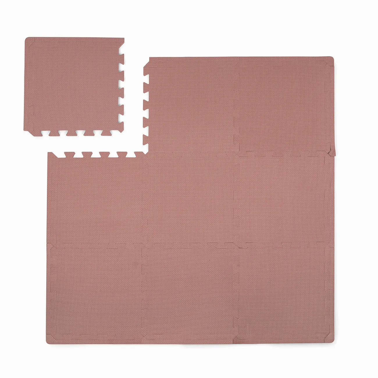 Foam play mat square - Plum