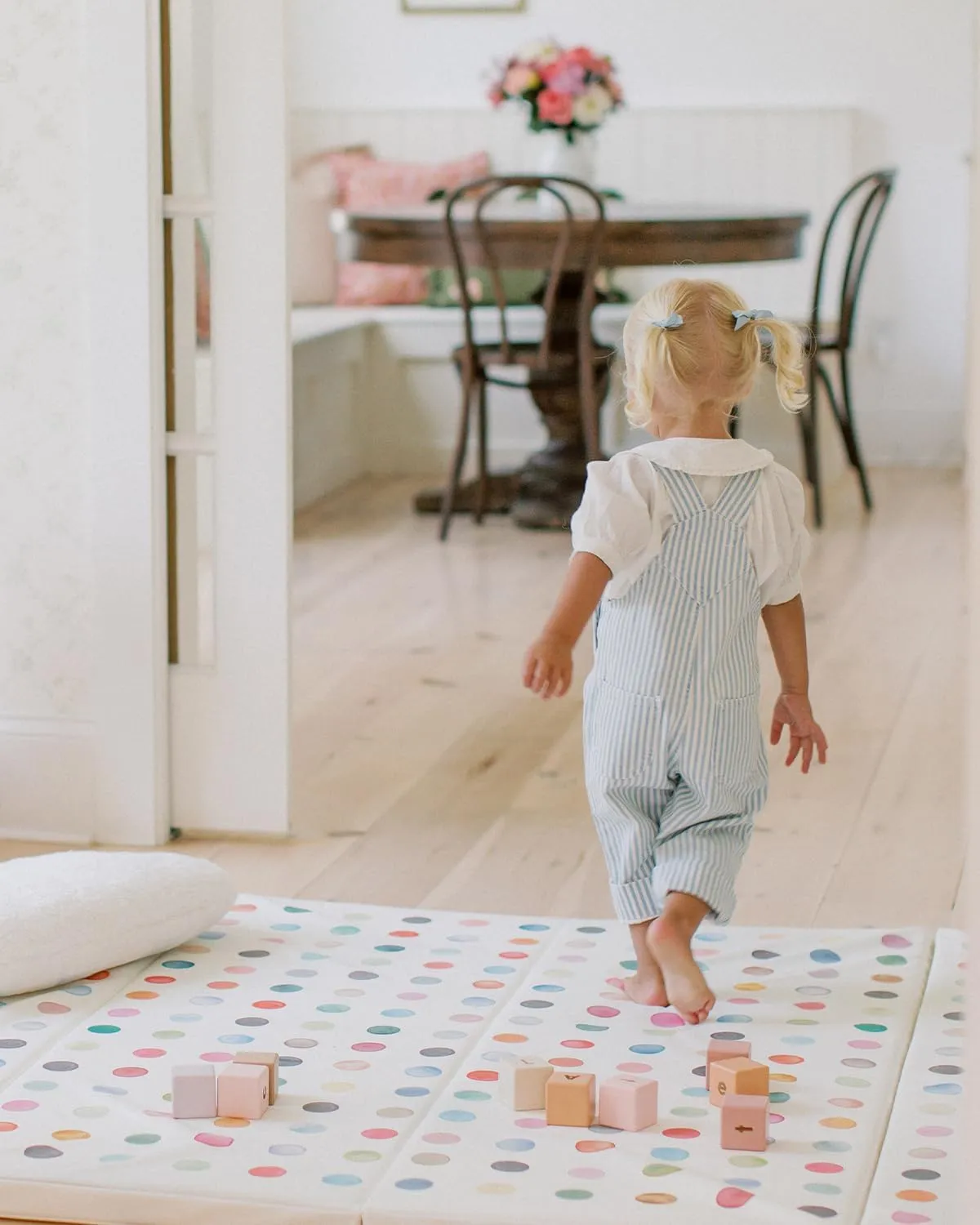 Foldable Baby Tumbling Mat – Padded Baby Play Mat for Floor | Memory Foam Play Mat for Baby | Foldable Kids Play Mat | Durable, Stylish, and Cushioned Design