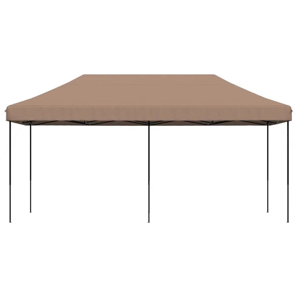 Foldable Party Tent Pop-Up Brown 580x292x315 cm