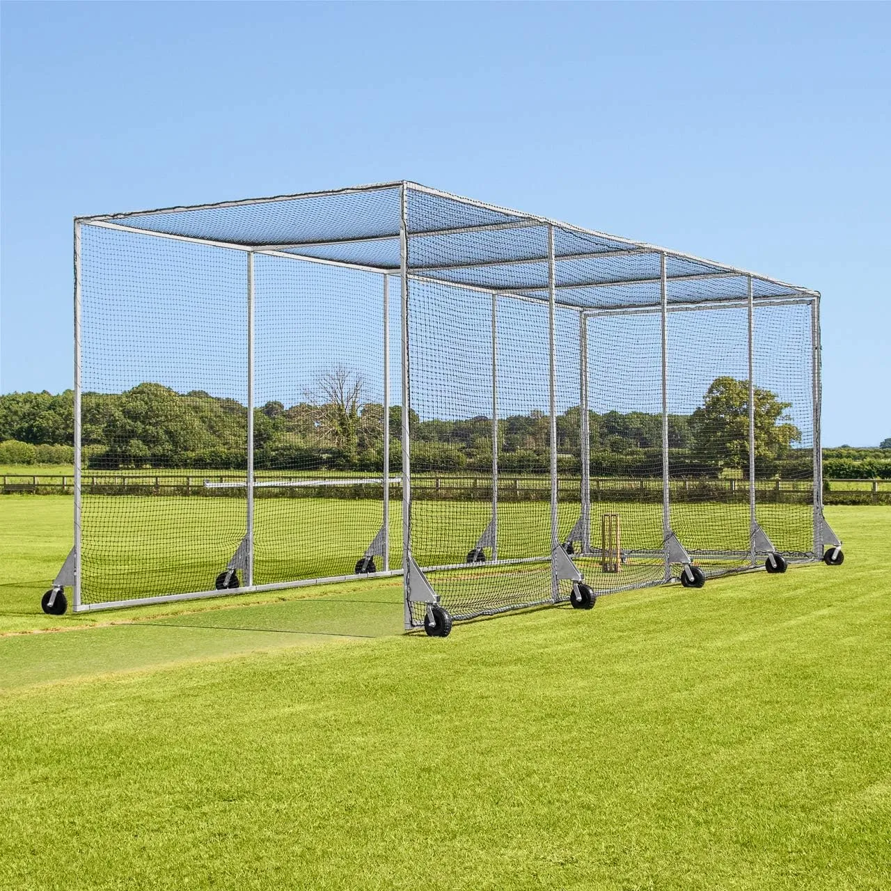FORTRESS 360° Mobile Baseball Batting Cage [Pro Grade] | Pop-Up Batting Cage Net | Portable Baseball Net System | Heavy-Duty Sports Equipment for Training