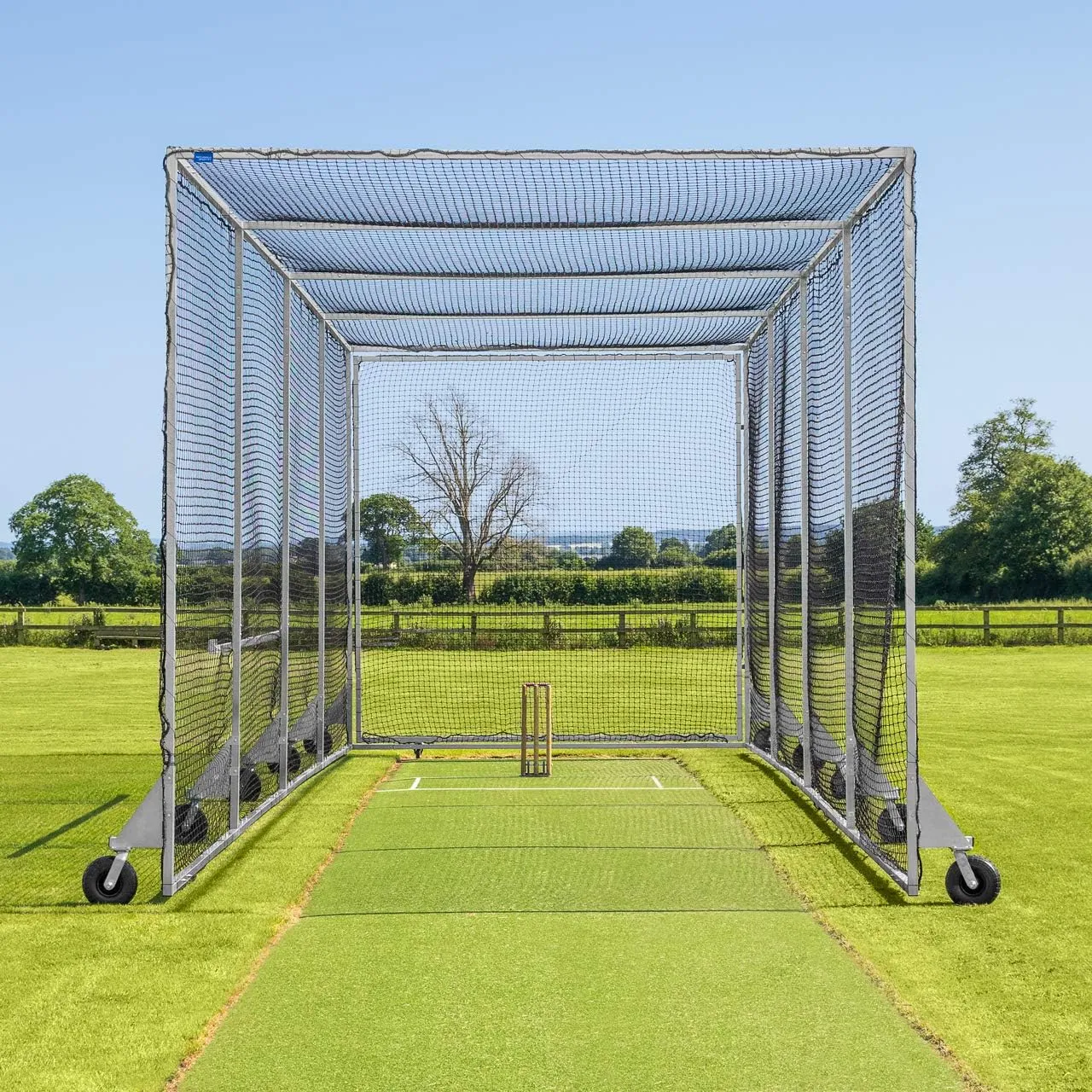 FORTRESS 360° Mobile Baseball Batting Cage [Pro Grade] | Pop-Up Batting Cage Net | Portable Baseball Net System | Heavy-Duty Sports Equipment for Training