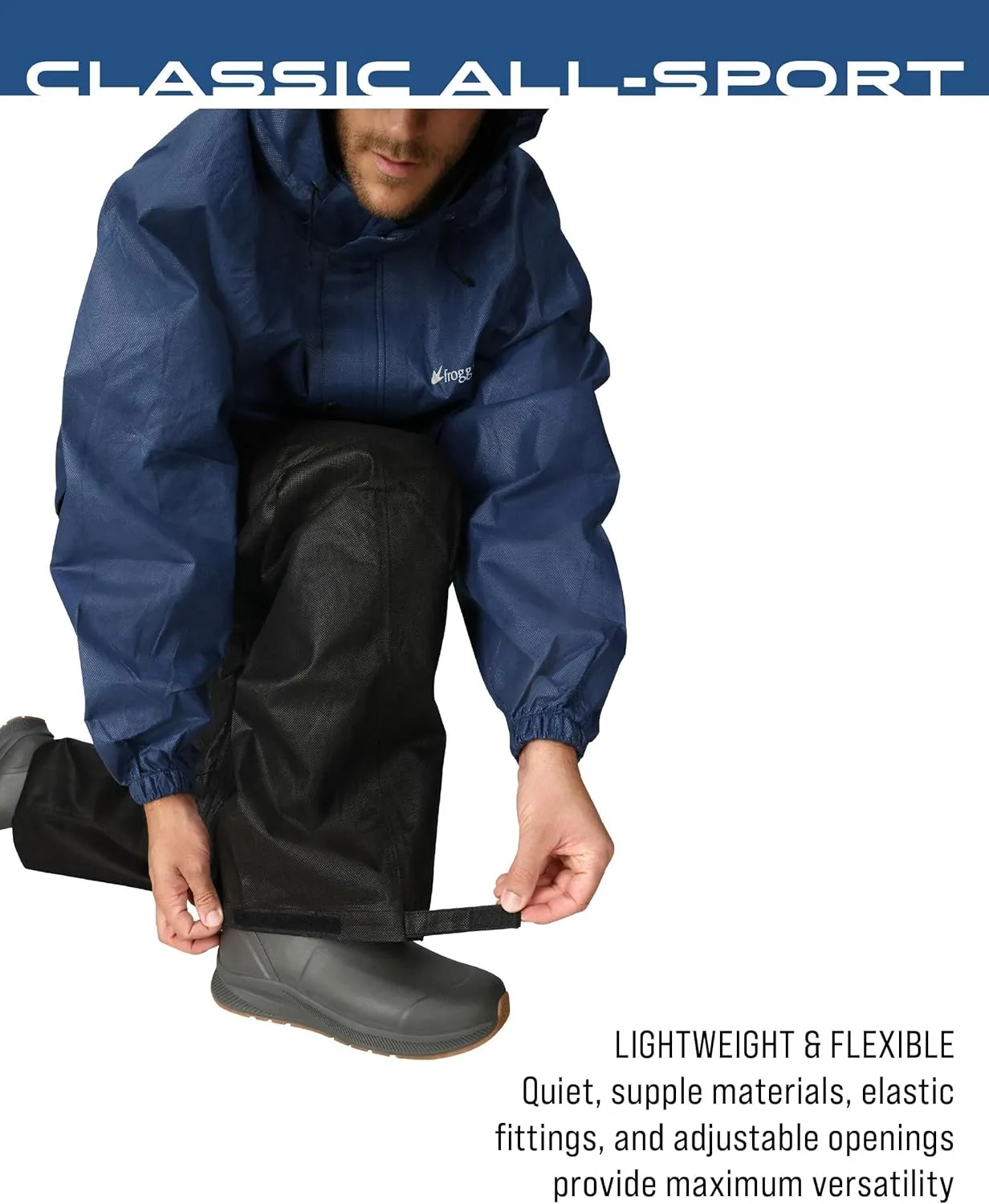 FROGG TOGGS Men's Standard Classic All-Sport 3-Layer Waterproof Breathable Rain Suit