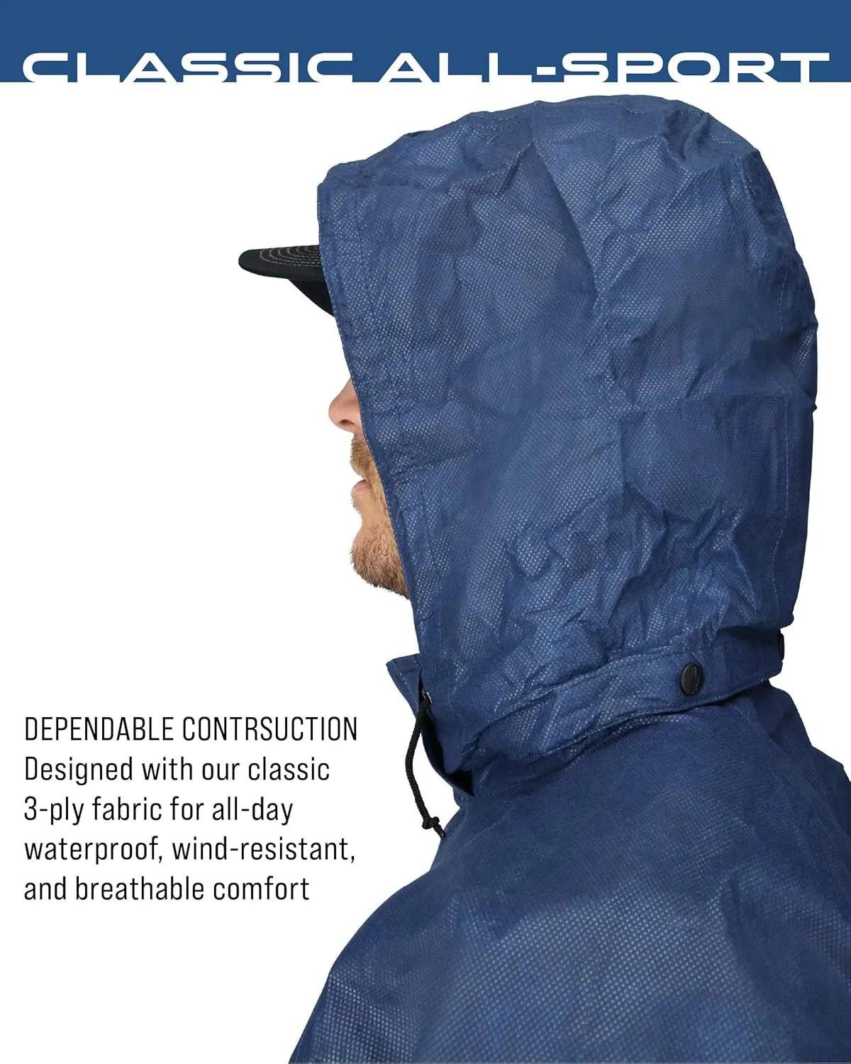FROGG TOGGS Men's Standard Classic All-Sport 3-Layer Waterproof Breathable Rain Suit