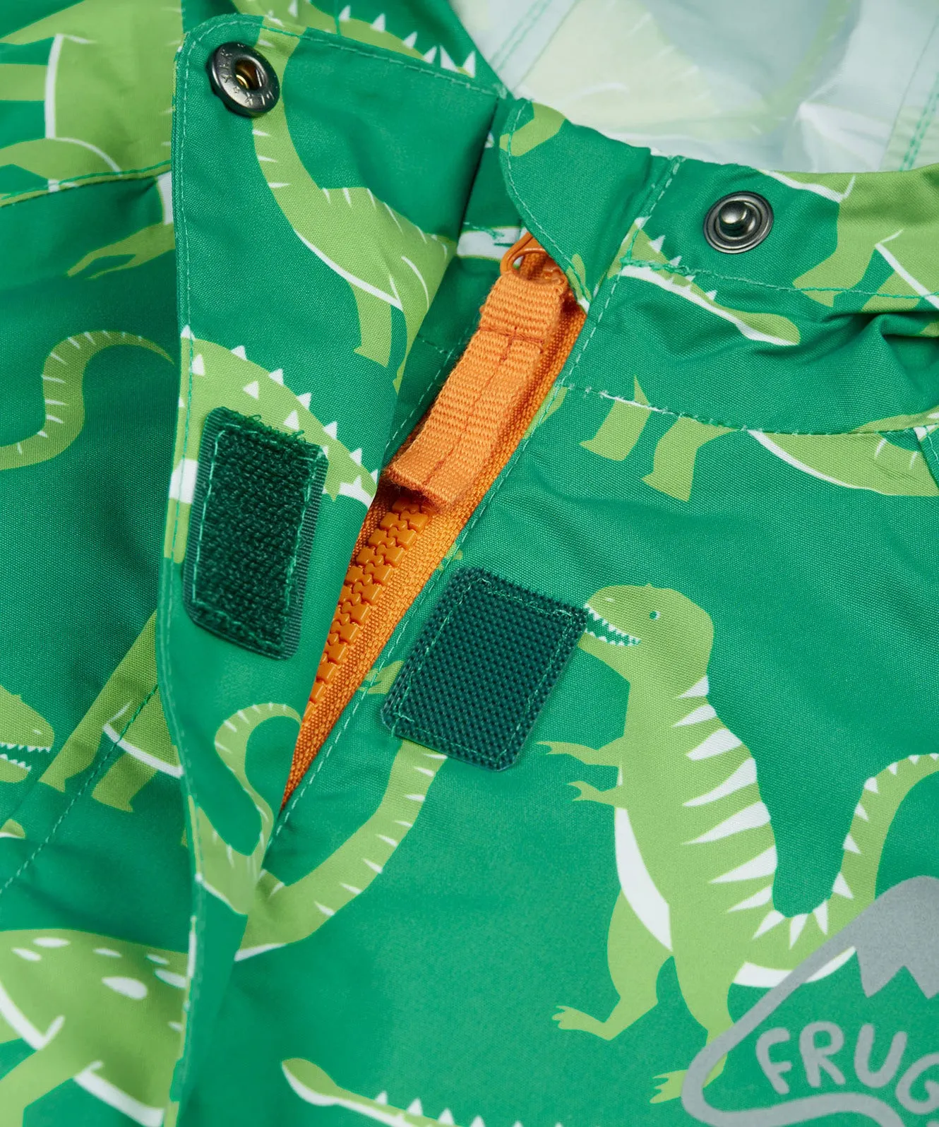 Frugi Rain Or Shine Suit - Dino-Roar!