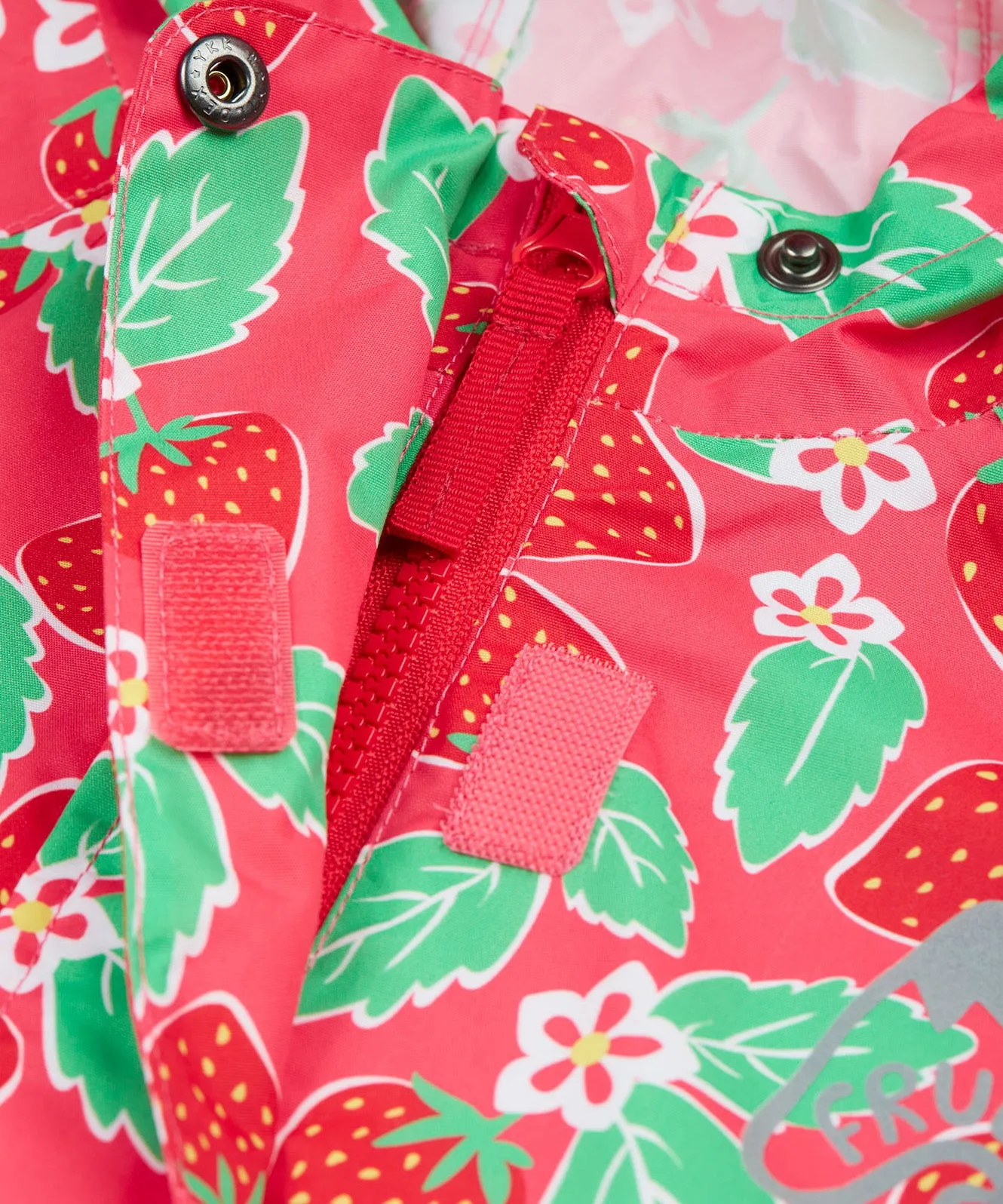 Frugi Rain Or Shine Suit - Strawberries