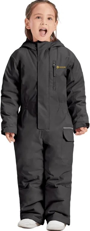 GEMYSE Kids One Pieces Ski Suits Jumpsuits Boys Girls' Winter Outdoor Snowboarding Waterproof Snowsuits