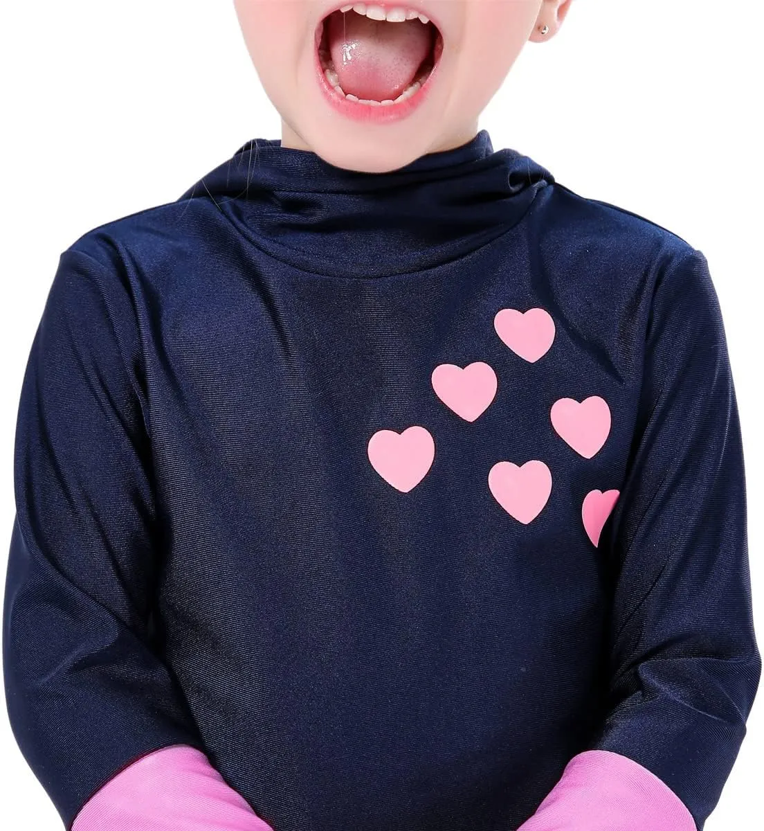 Girls Muslim Swimsuit Sweetheart Top   Pants Full Coverage Swimwear Islamic Cap Swimming Burkini Bathing Suit