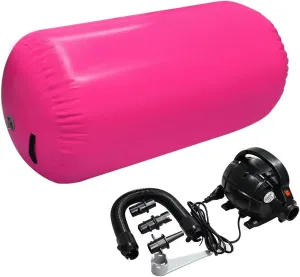 GLANT Air Mat Tumble Track AirSpot - Gymnastics Training Springboard - Round Inflatable Springboard