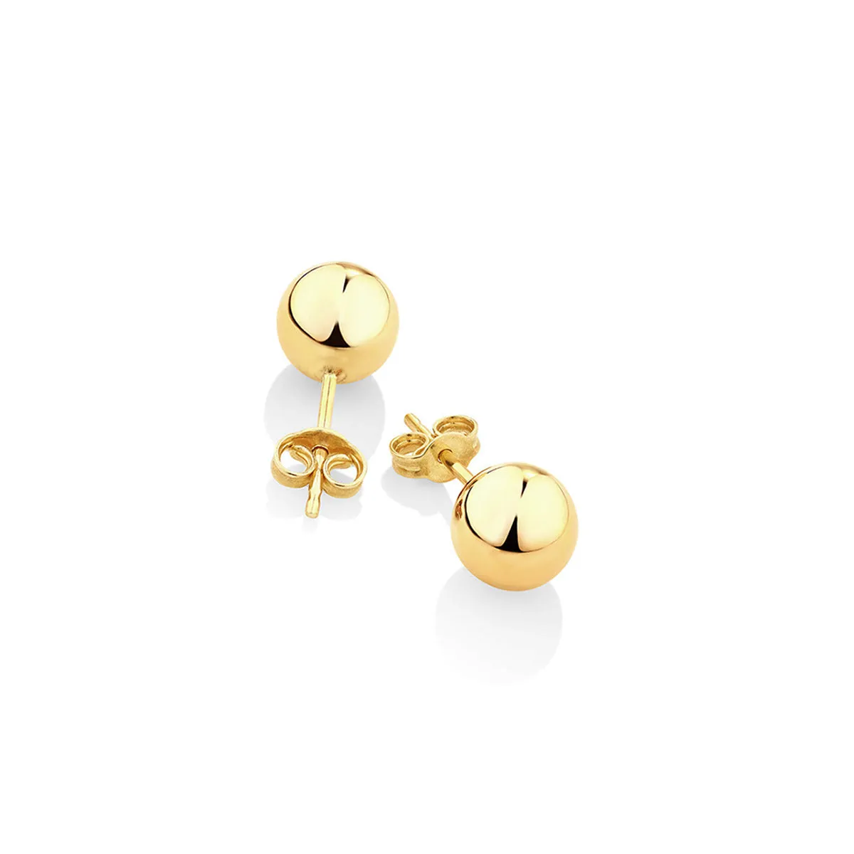 Gold Ball Hardware Earrings