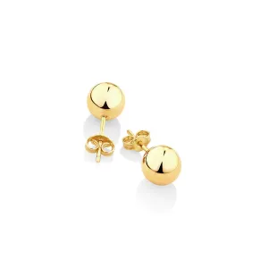 Gold Ball Hardware Earrings