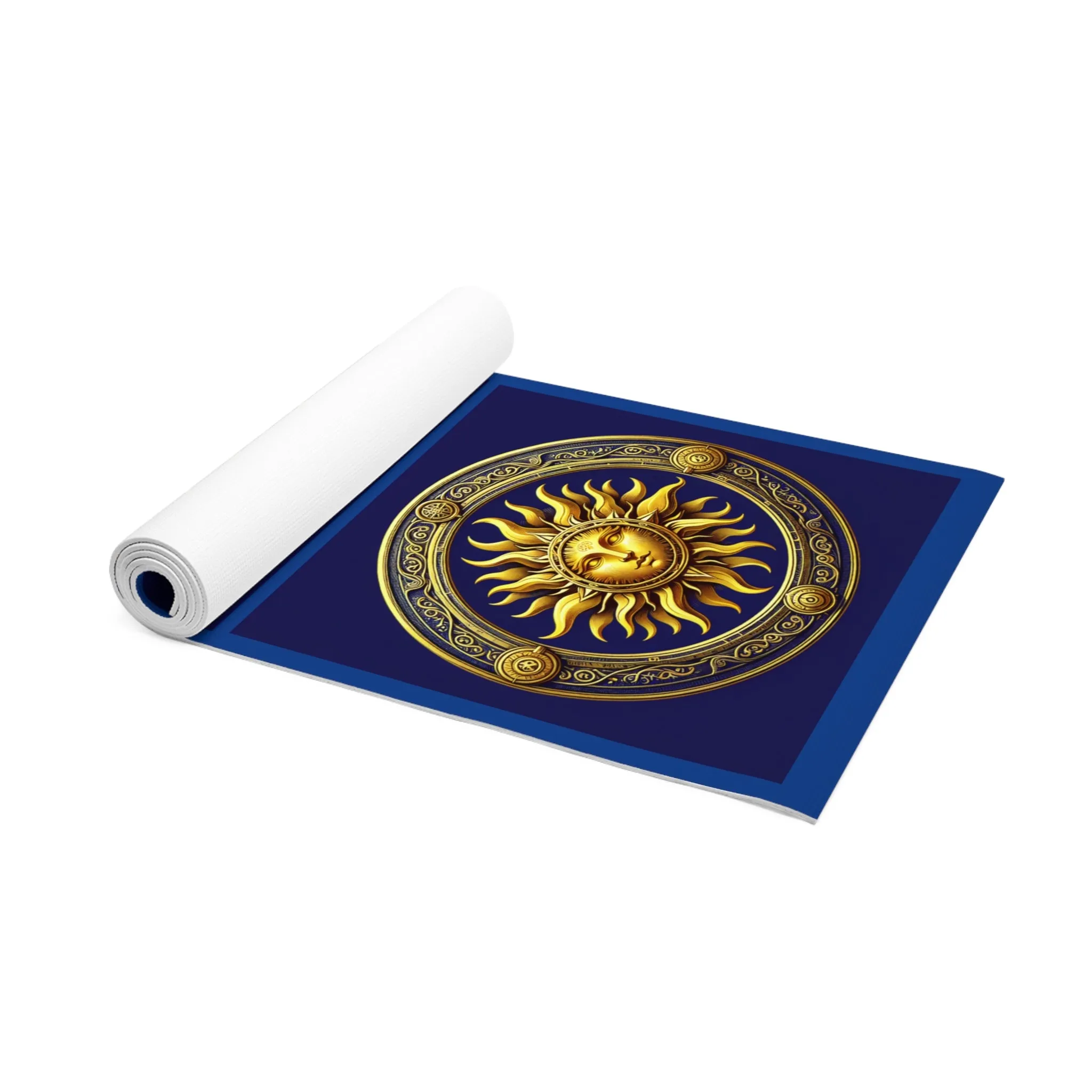 Golden Sun Design Foam Yoga Mat - Non-Slip Fitness Mat for Meditation and Exercise
