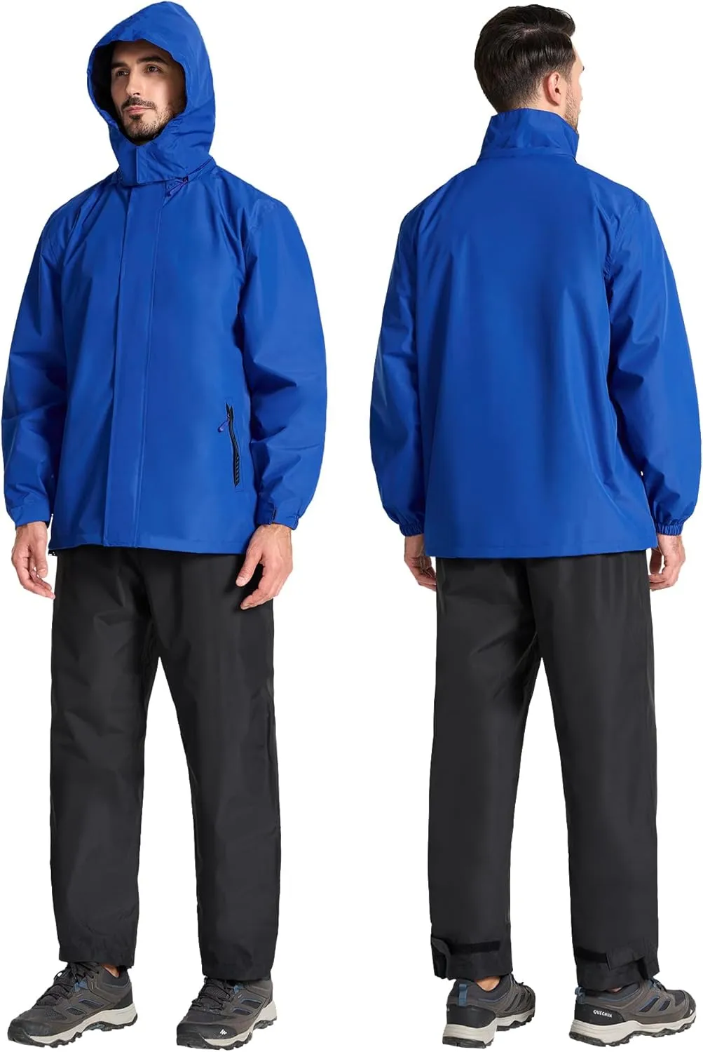 Golf Rain Gear for Men Rain Suit Waterproof Fishing Rain Jacket and Pants M/L/XL/XXL