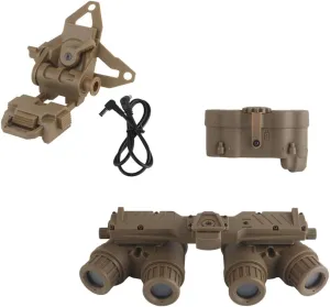 GPNVG 18 NVG Dummy Model with Night Visions NVG Mount，for Helmet Binocular Night Vision Tactical No Function Model Kit for Cosplay