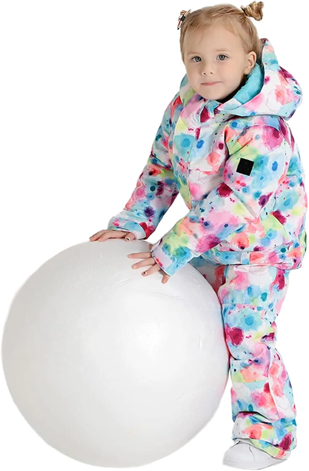 GSOU SNOW Ski Suit Kids Snowsuit One Piece Boys Girls Snowboard Suit Ski Jumpsuits Coveralls Waterproof Windproof