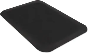 Guardian 44020335 Pro Top Anti-Fatigue Mat, PVC Foam/Solid PVC, 24 x 36, Black