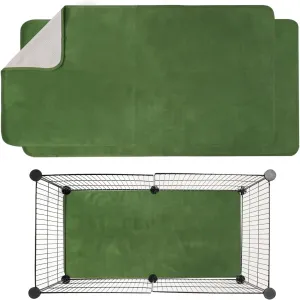 Guinea Pig Bedding Fleece Cage Liner C&C 2x1,Guinea Pig Fleece Blanket Cage Liner 14x28 (c&c 2x1 (2PCS))
