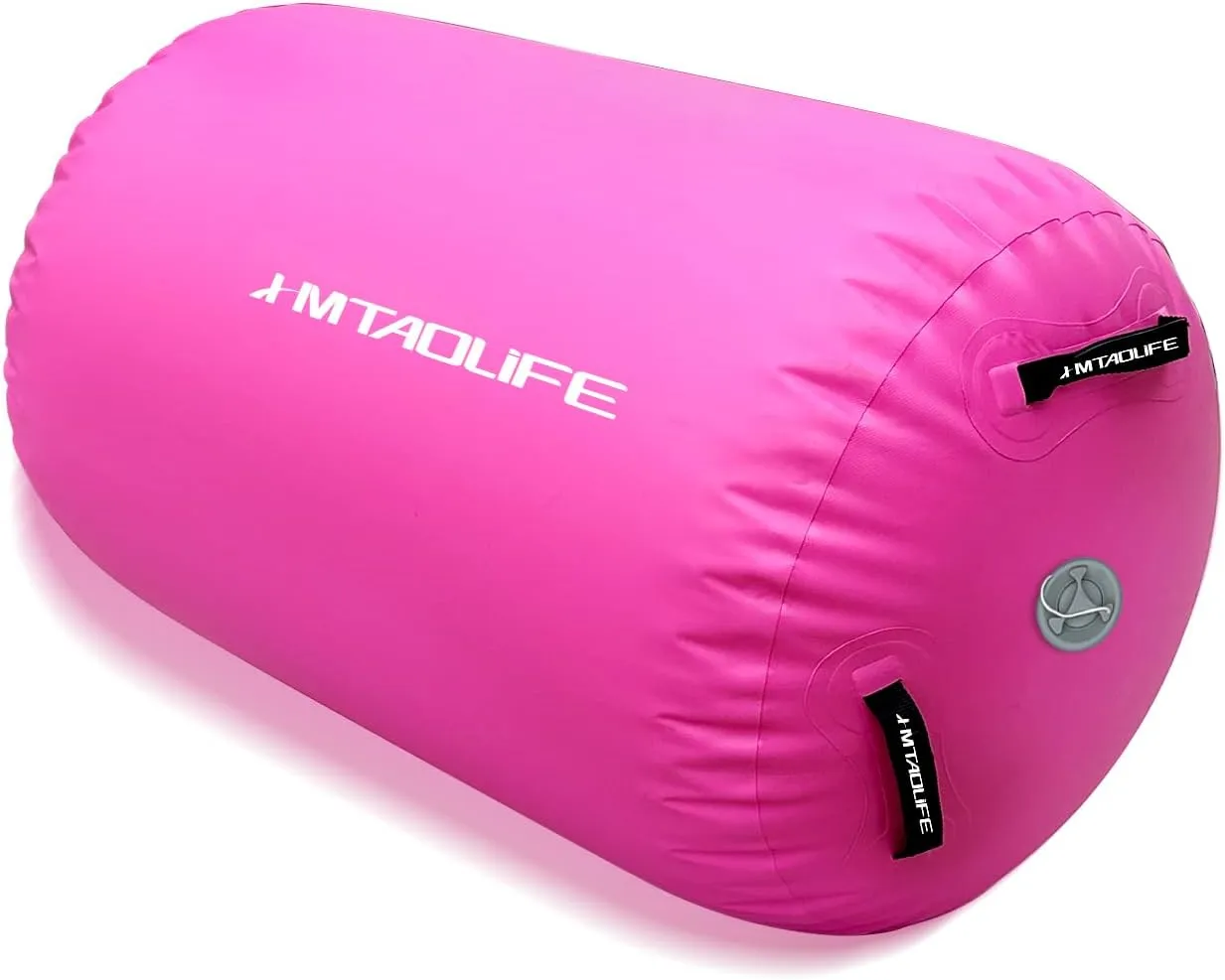 Gymnastics Air Roller Air Barrel, Inflatable Tumble Roller Mat, Air Roller Gymnastics Barrel Kids Back Somersault Backbend Trainer for Yoga Training Cheerleading Home Use