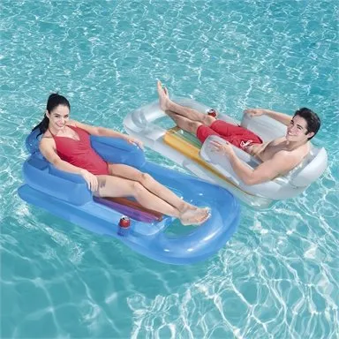 H2Ogo Designer Fashion Inflatable Pool Lounge / Multi / Assorted
