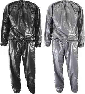 Heavy Duty Sauna Suit Men Women Weight Loss Exercise Slimming Gym Fitness Workout Anti-Rip Sweat Suit