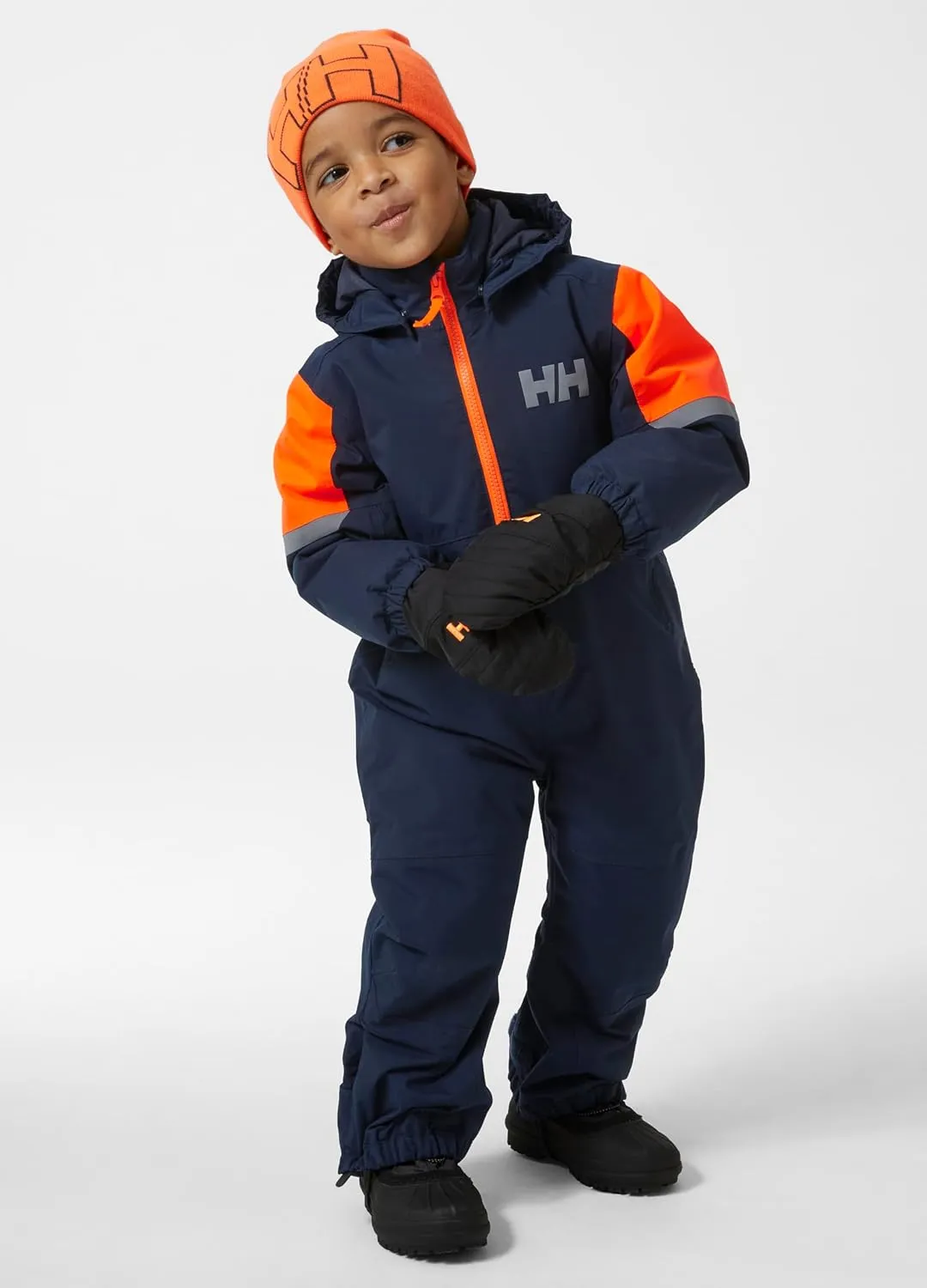 Helly-Hansen Rider 2.0 Insulated Snow Suit - Kids Unisex, Waterproof, Windproof, Reinforced Knees & Seat, Reflective Elements