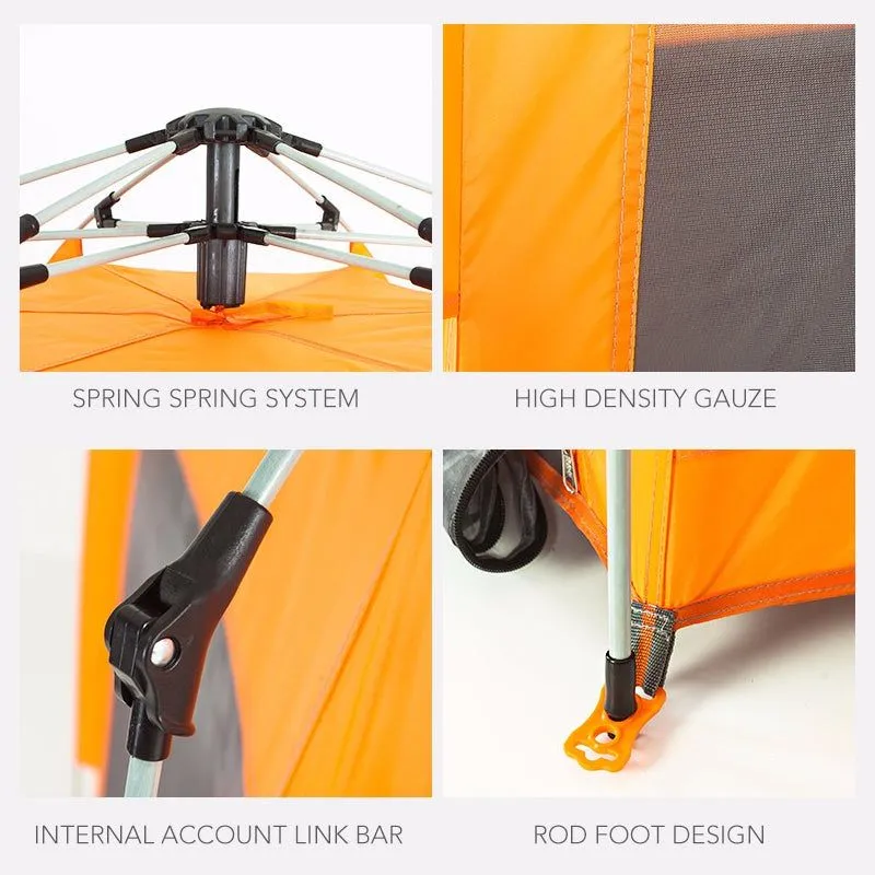 Hexagon pop up tent