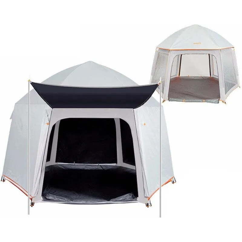Hexagon pop up tent