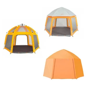 Hexagon pop up tent