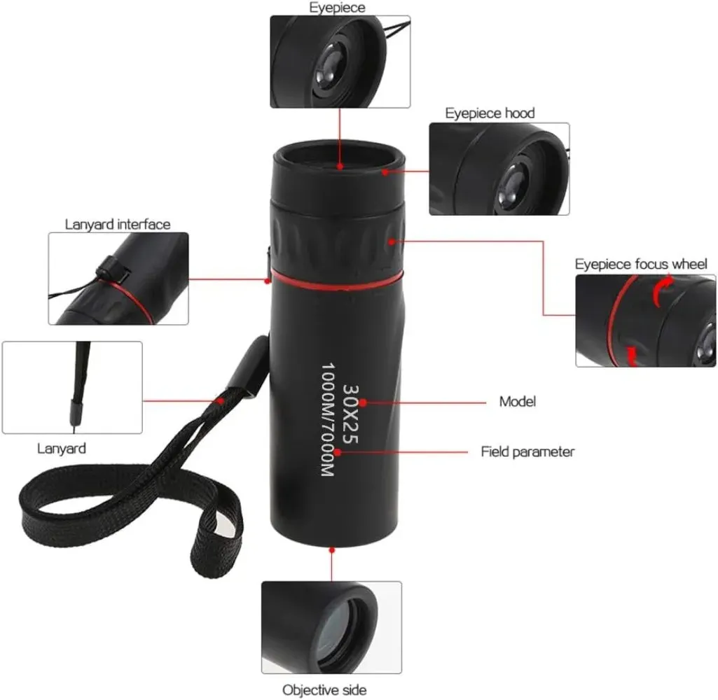 High Quality 25x30 Mini Compact Binocular
