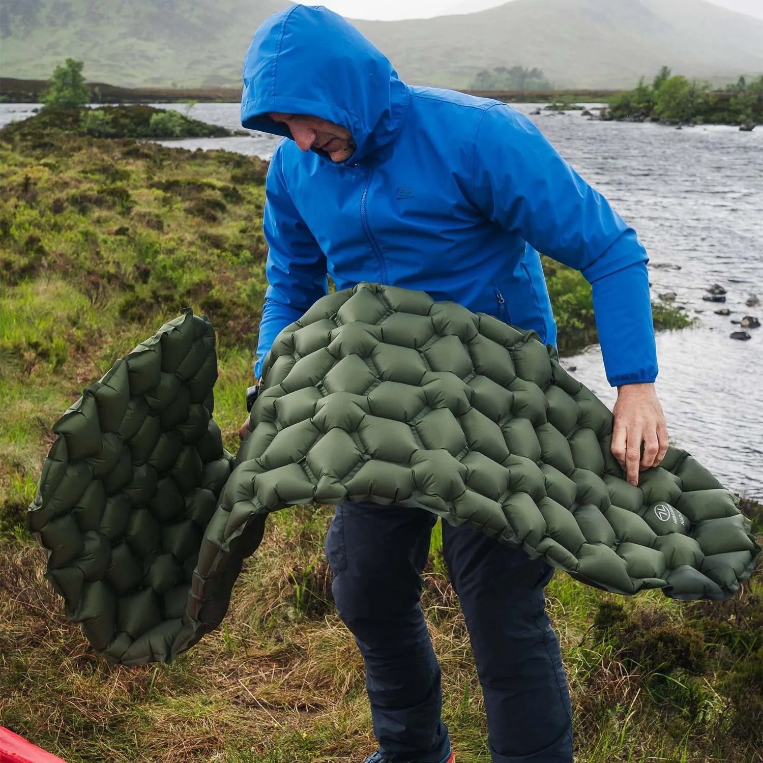 Highlander Slaapmat - Nap Pak - R-Value 1,5 - Olive