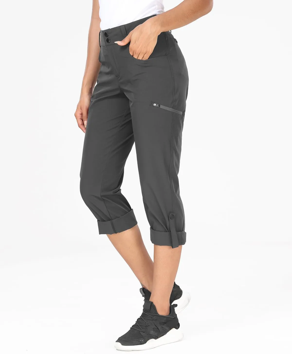 Holipick Women's Hiking Cargo Pants Lightweight Quick Dry Waterproof Outdoor Camping Travel Golf Pants with Pockets UPF 50 