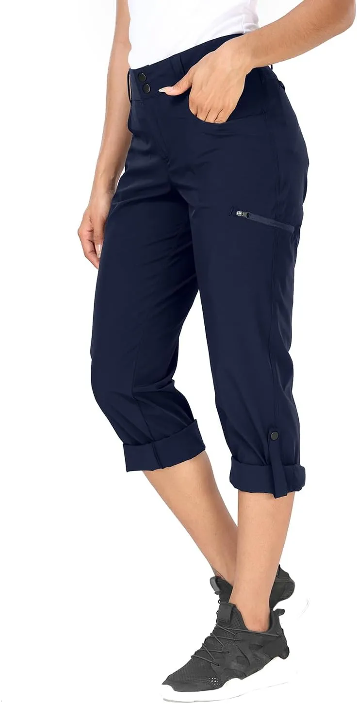 Holipick Women's Hiking Cargo Pants Lightweight Quick Dry Waterproof Outdoor Camping Travel Golf Pants with Pockets UPF 50 