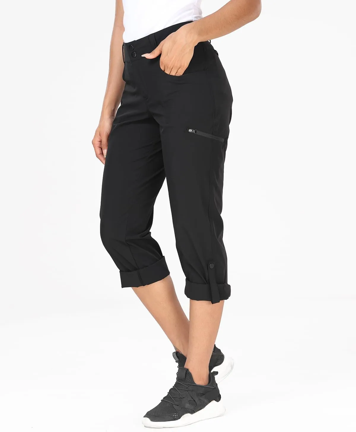 Holipick Women's Hiking Cargo Pants Lightweight Quick Dry Waterproof Outdoor Camping Travel Golf Pants with Pockets UPF 50 