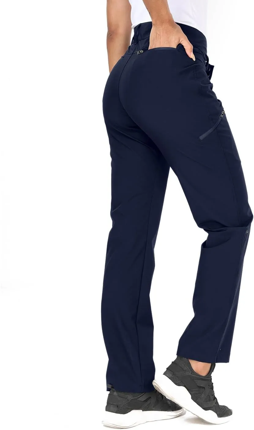 Holipick Women's Hiking Cargo Pants Lightweight Quick Dry Waterproof Outdoor Camping Travel Golf Pants with Pockets UPF 50 