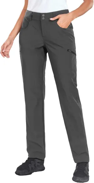 Holipick Women's Hiking Cargo Pants Lightweight Quick Dry Waterproof Outdoor Camping Travel Golf Pants with Pockets UPF 50 