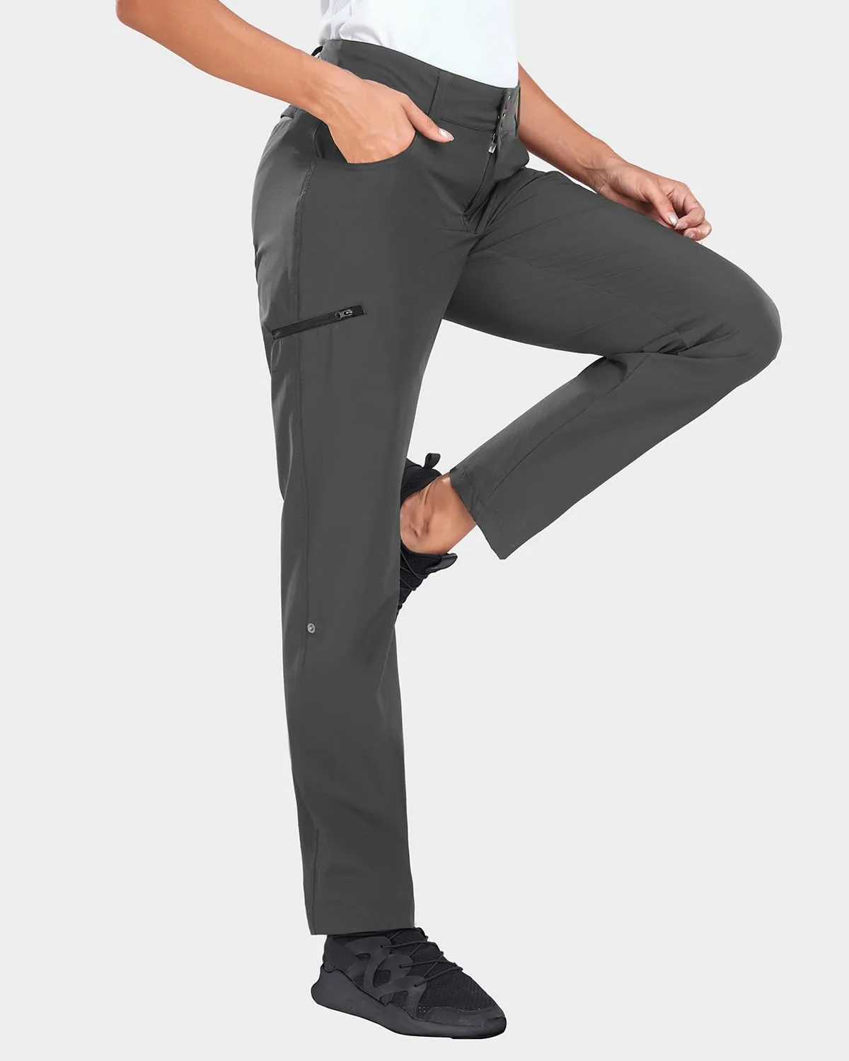 Holipick Women's Hiking Cargo Pants Lightweight Quick Dry Waterproof Outdoor Camping Travel Golf Pants with Pockets UPF 50 