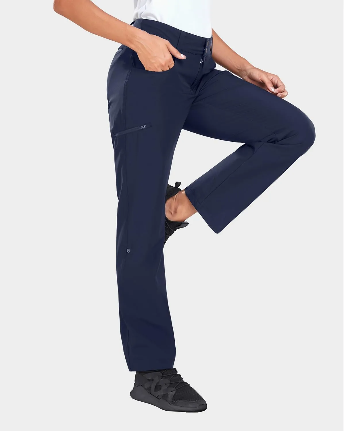 Holipick Women's Hiking Cargo Pants Lightweight Quick Dry Waterproof Outdoor Camping Travel Golf Pants with Pockets UPF 50 