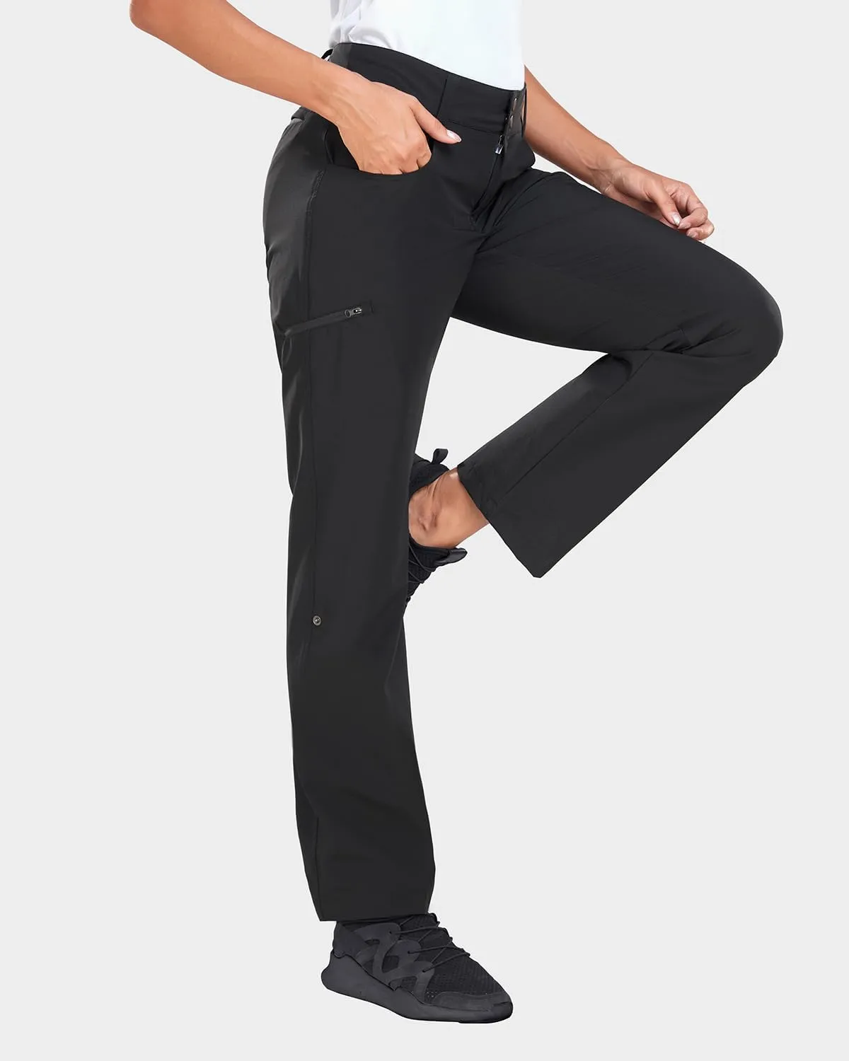 Holipick Women's Hiking Cargo Pants Lightweight Quick Dry Waterproof Outdoor Camping Travel Golf Pants with Pockets UPF 50 