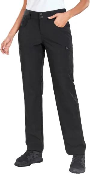 Holipick Women's Hiking Cargo Pants Lightweight Quick Dry Waterproof Outdoor Camping Travel Golf Pants with Pockets UPF 50 