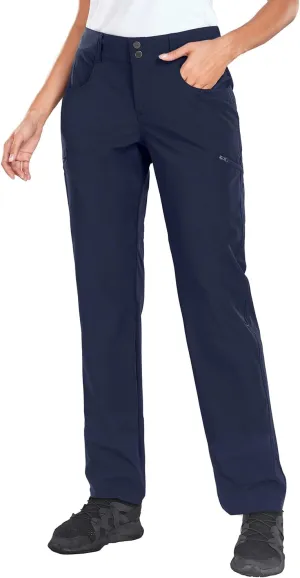 Holipick Women's Hiking Cargo Pants Lightweight Quick Dry Waterproof Outdoor Camping Travel Golf Pants with Pockets UPF 50 