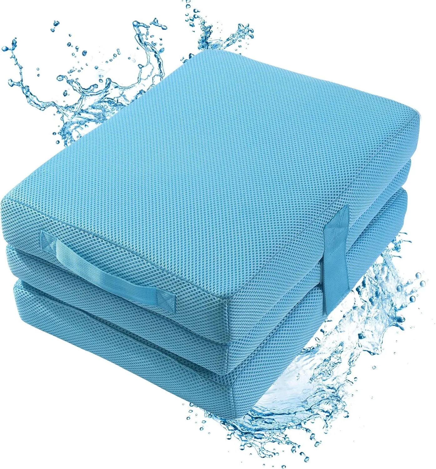 HOMBYS Adjuatable Height Hot Tub Booster Seat for Adults,Three Layer Hot Tub Pillows for Outdoor Hot Tub, Hot Tub Seat with Bottom Sucker,Hot Tub Accessories for Adults