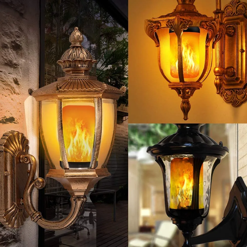 Homlly LED 4Mode Fire Flame Light Bulb