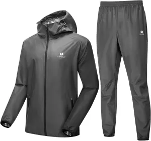 HOTSUIT Sauna Suit for Men Weight Loss Sweat Suit Boxing Exercise Sweat Sauna Jacket Pants