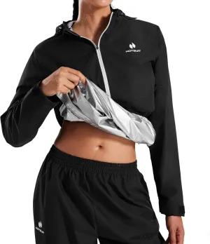 HOTSUIT Tech Women Sauna Suit Full Body Sweat Jacket Pants for Weight Loss