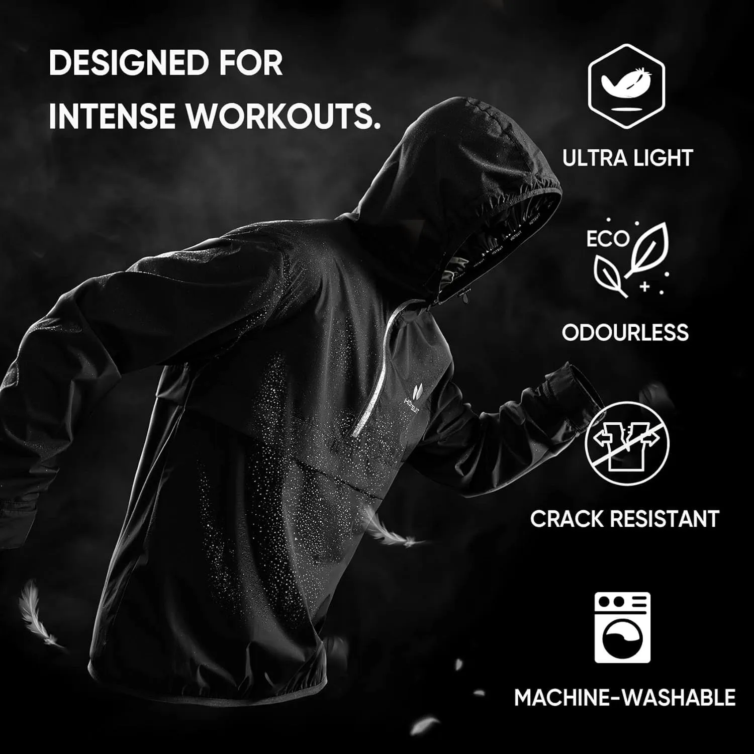 HOTSUIT Tech Women Sauna Suit Full Body Sweat Jacket Pants for Weight Loss
